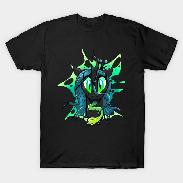 Queen Chrysalis T-Shirt by Baja Gryphon